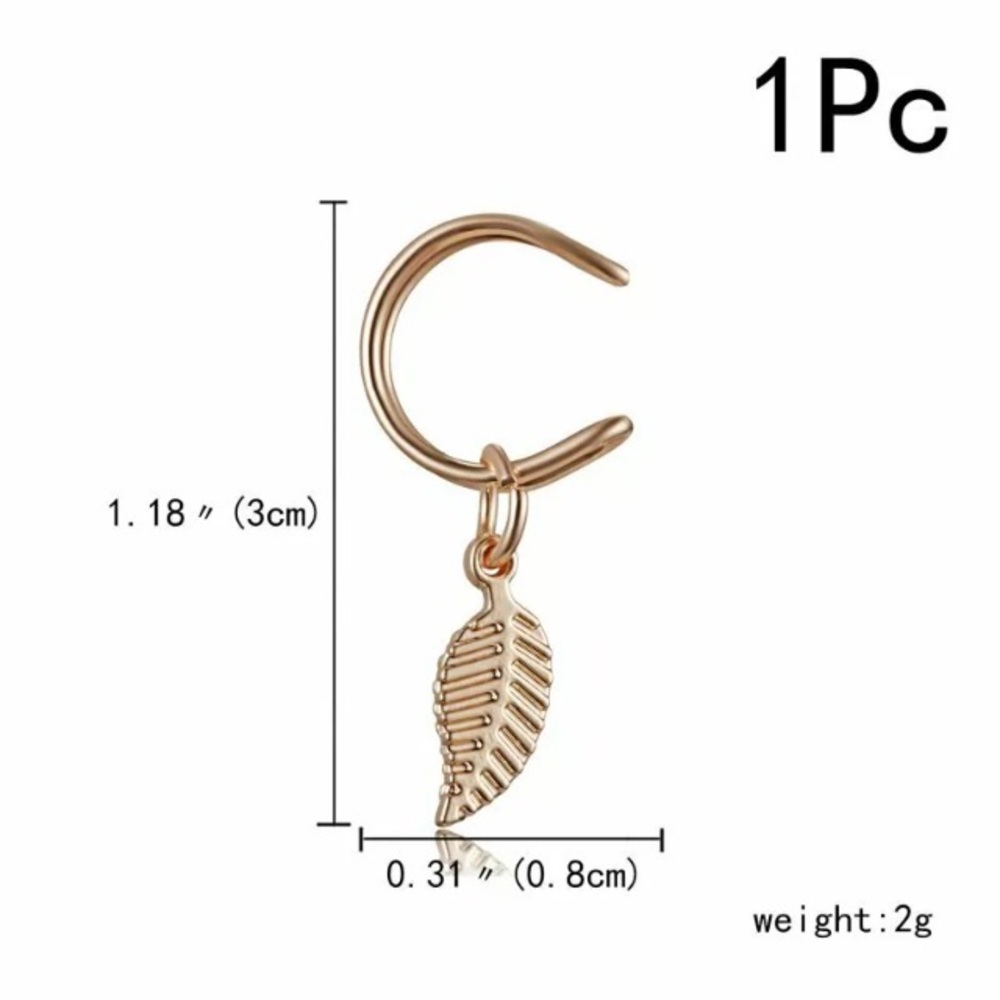 Adriel Feather/leaf Ear Cuff - Picture 4 of 4